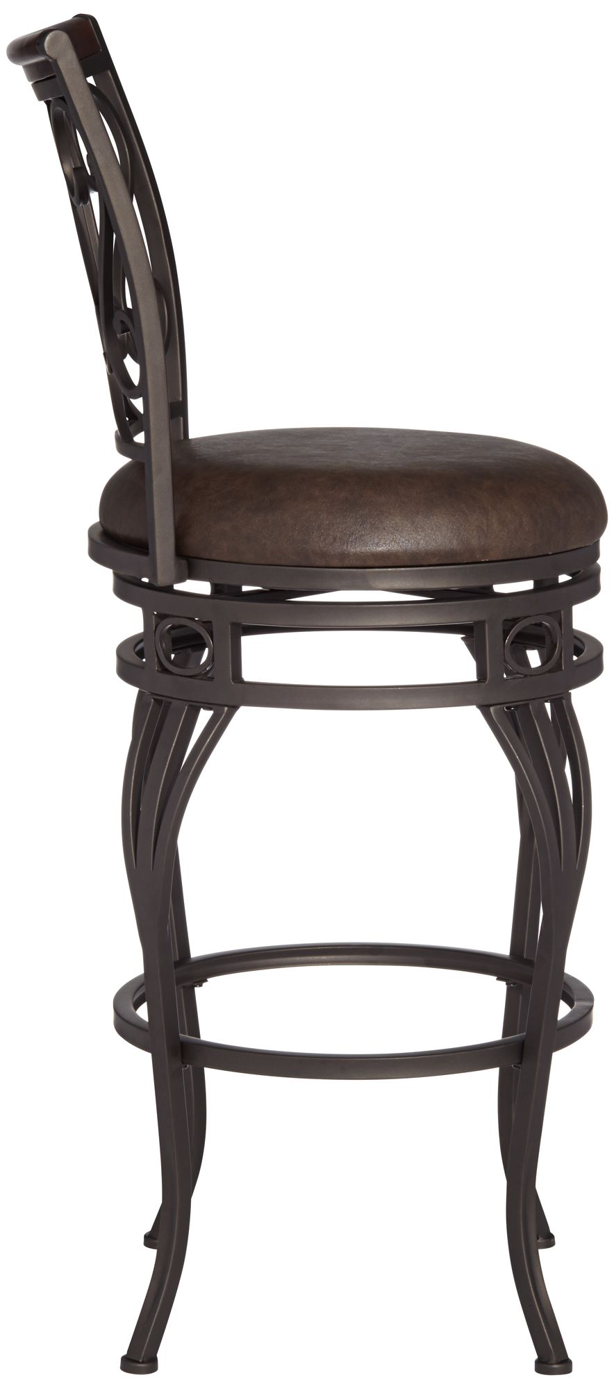 Image 5 Kensington Hill Trevi 21 3/4"W Scroll Swivel Counter Stool Set of 2 more views