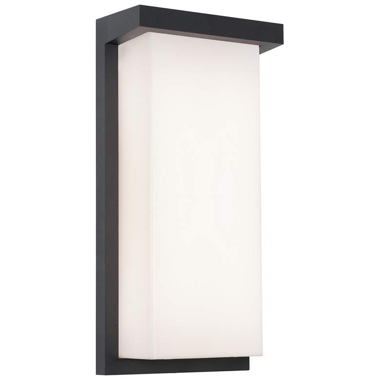 Image 1 Kent 16" High Black LED Outdoor Sconce