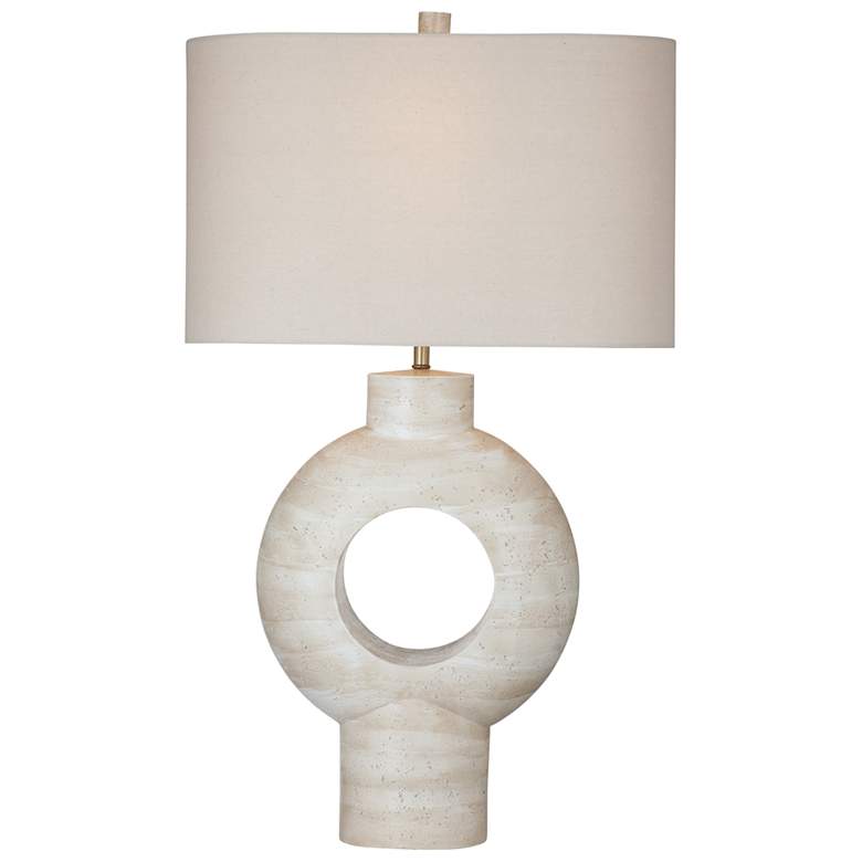 Image 1 Kent 30" High Cream Table Lamp