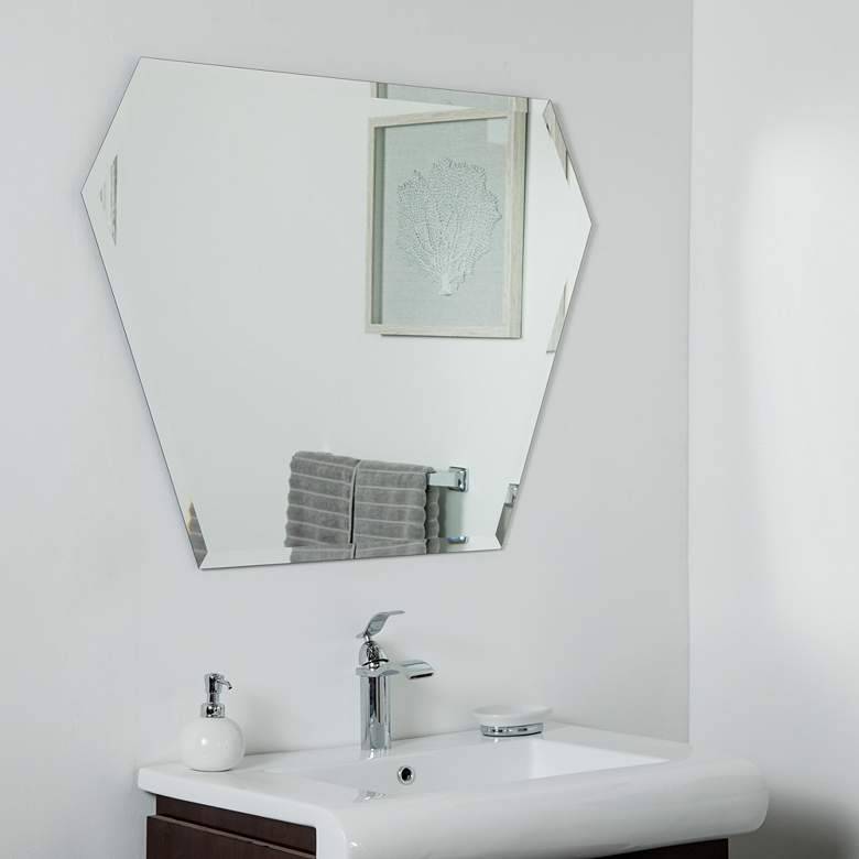 Image 1 Kent 39 1/2 inch x 29 1/2 inch Novelty Oversized Wall Mirror