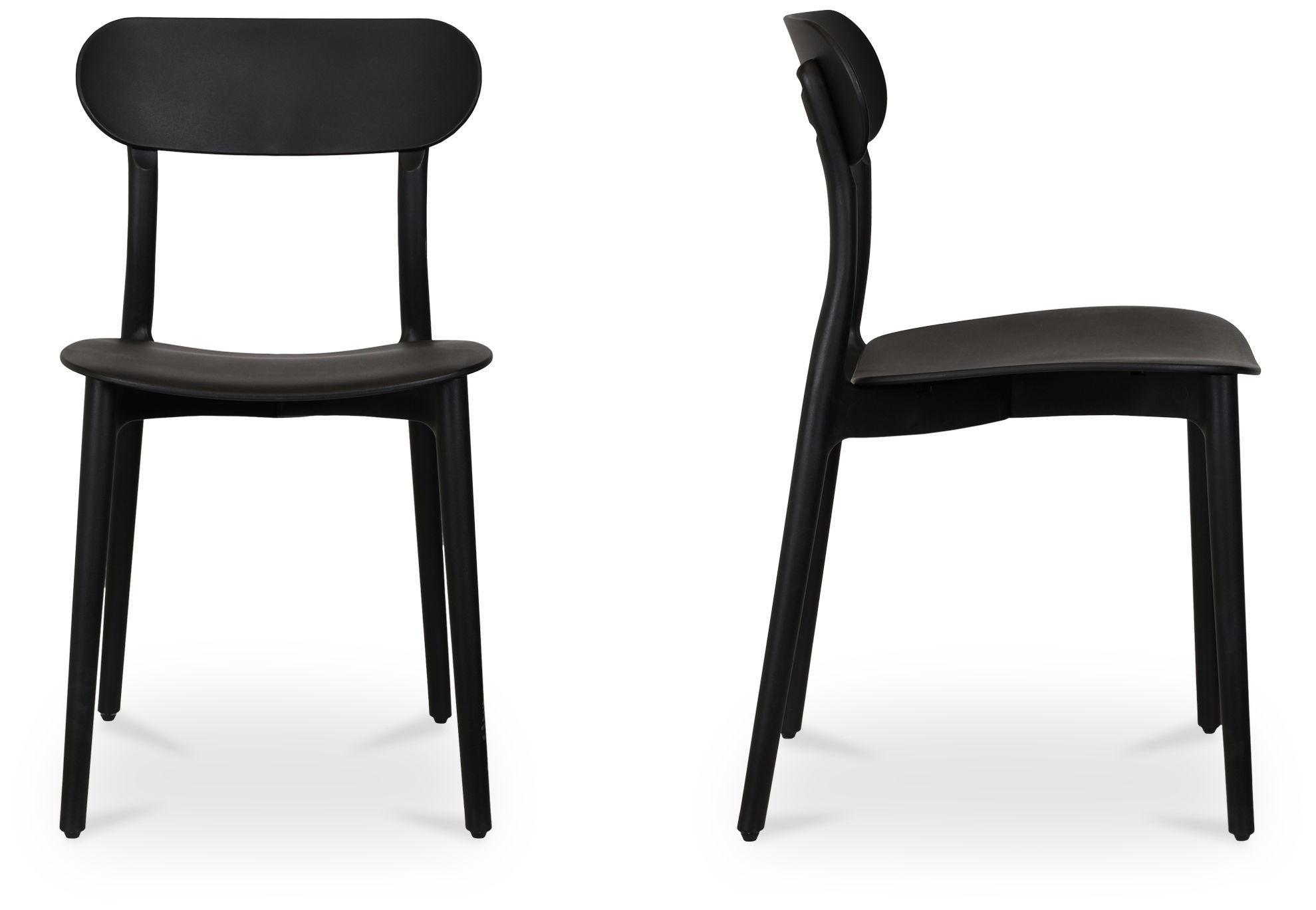 Image 3 Kent Outdoor Dining Chair Black - Set Of Two more views
