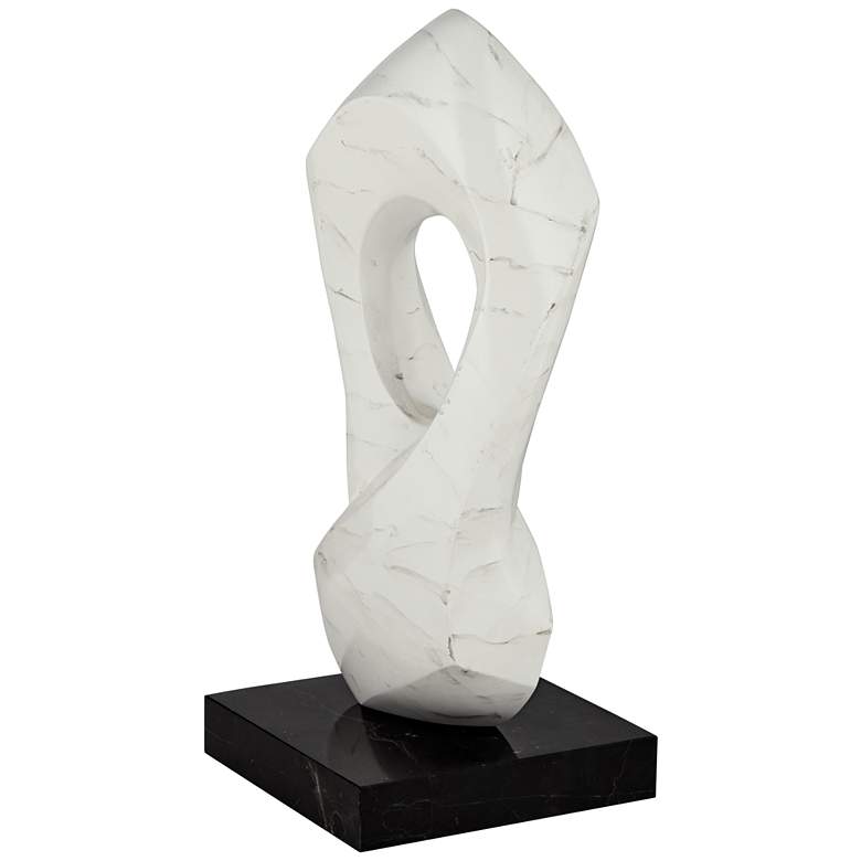 Image 7 Kentwell 13 3/4" High Painted White Sculpture more views