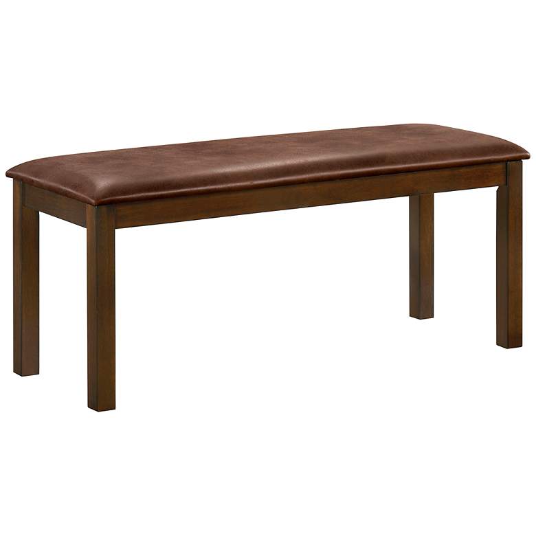 Image 2 Kenyona 43 1/4 inch Wide Brown Rectangular Dining Bench