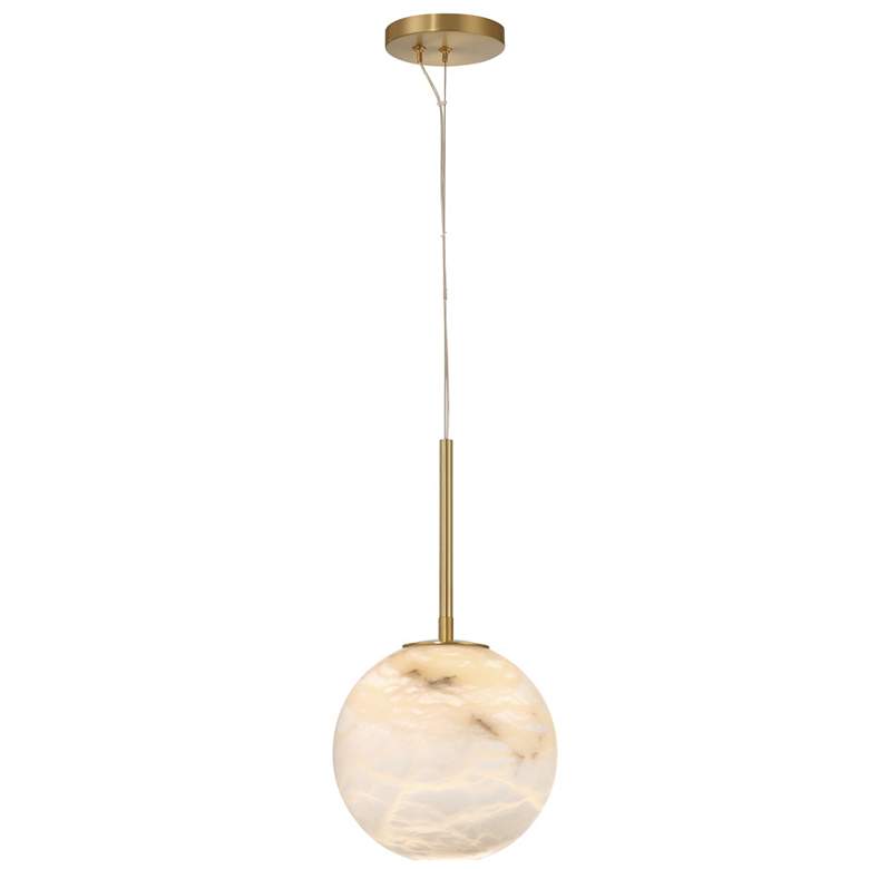 Image 1 Kepler 8" LED Pendant Gold