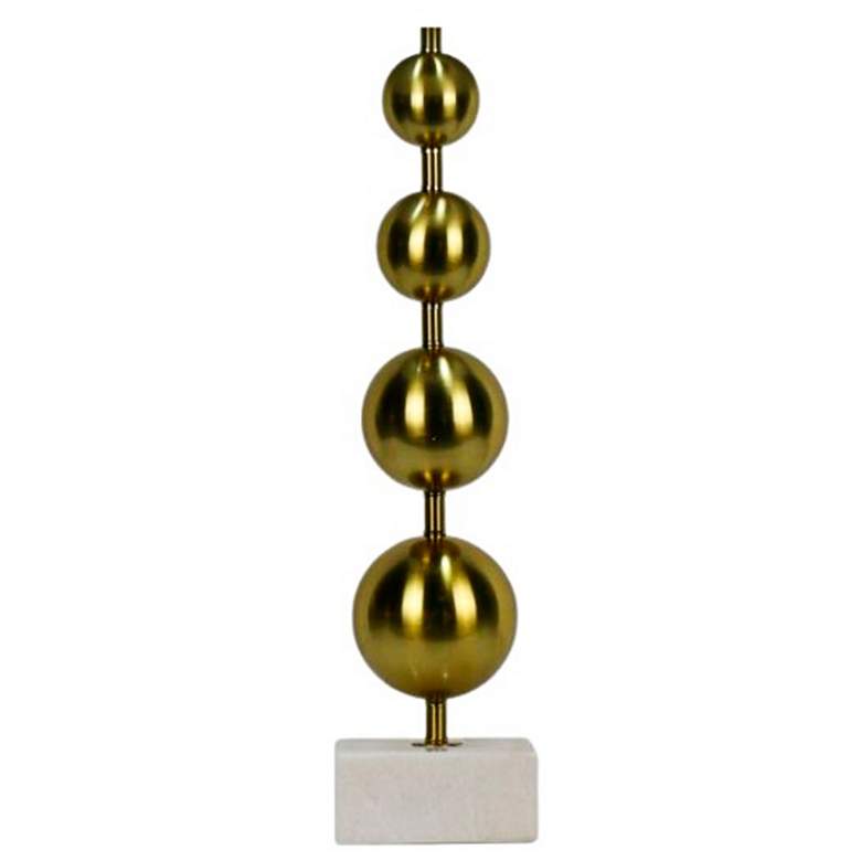 Image 2 Kepler Soft Gold Stacked Metal Table Lamps Set of 2 more views
