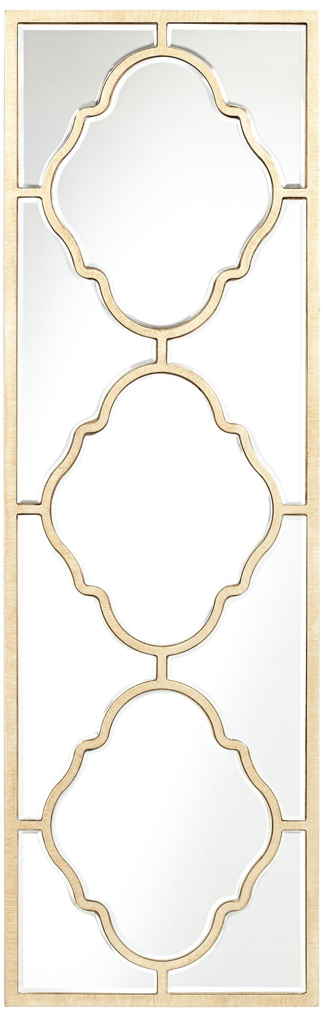 Kerens Moroccan Champagne 47 1/4" High Wall Mirror