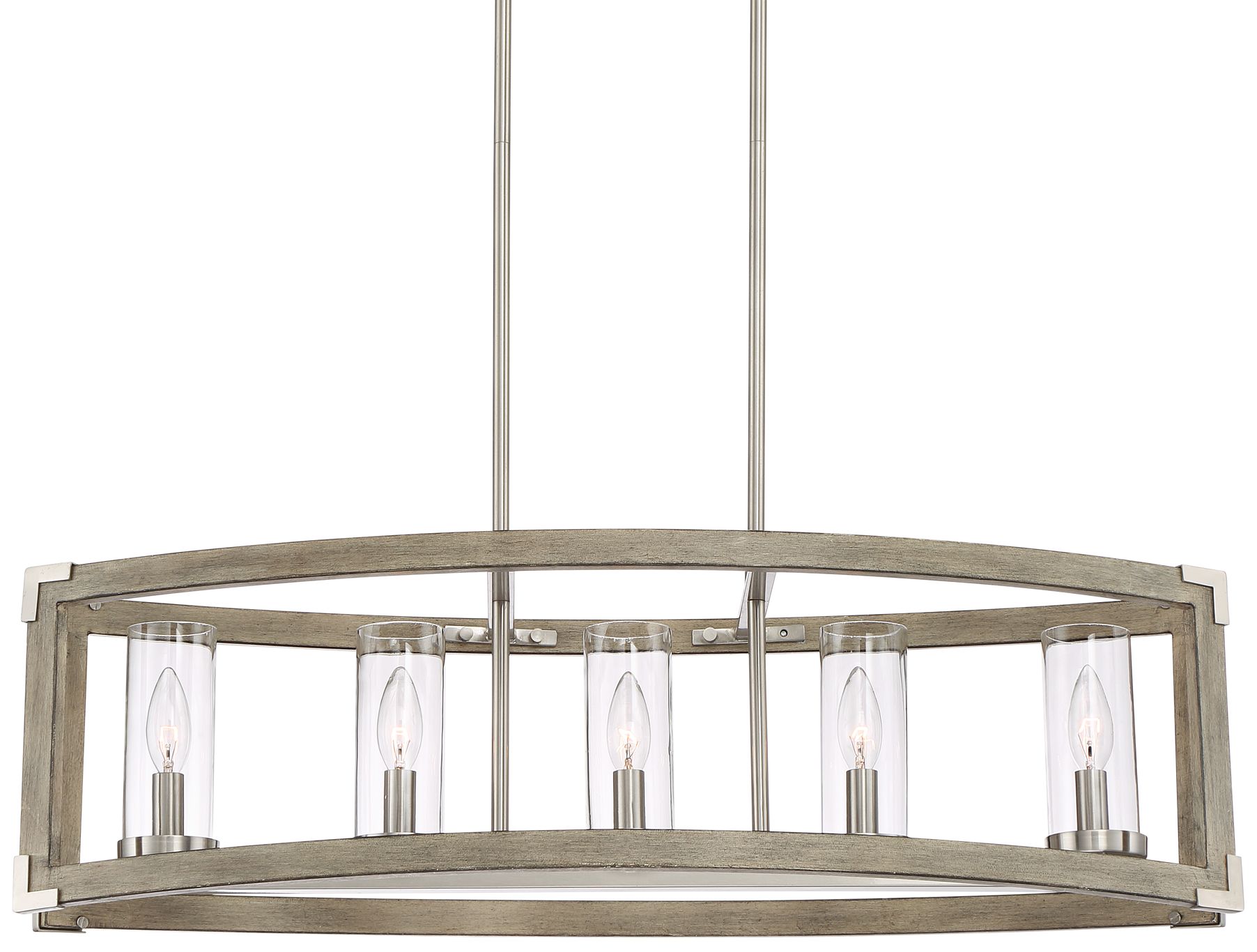 Kerr 32 3 4 Wide Faux Wood Kitchen Island Light Chandelier 15a70 Lamps Plus