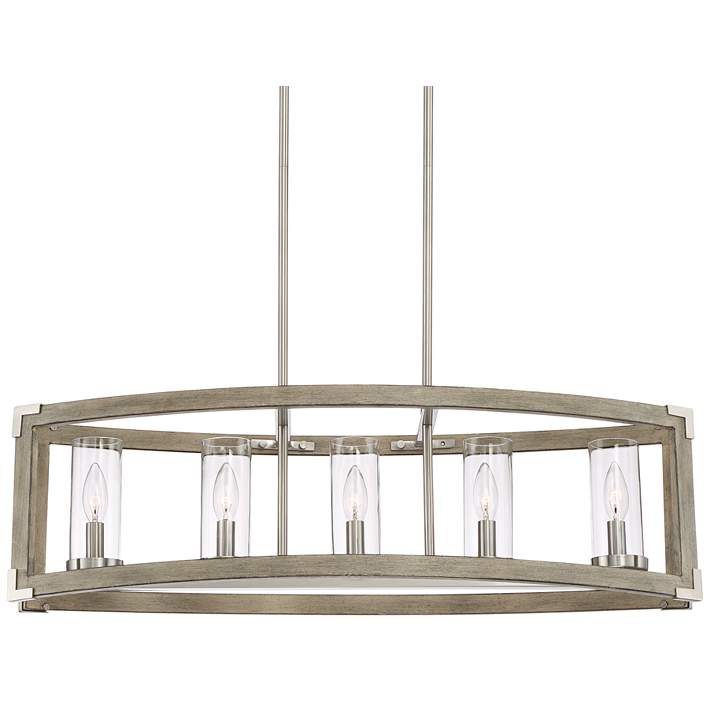 Kerr 32 3 4 Wide Faux Wood Kitchen Island Light Chandelier 15a70 Lamps Plus Kerr 32 3 4 Wide Faux Wood Kitchen Island Light Chandelier 15a70 Lamps Plus