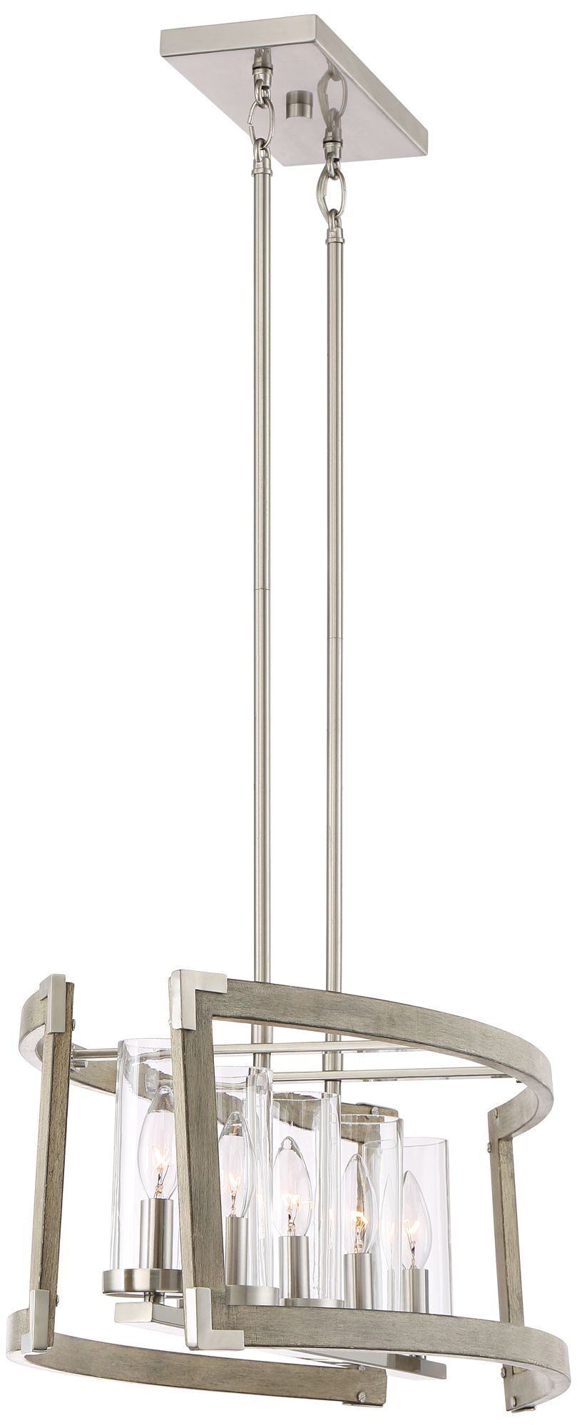 Kerr 32 3 4 Wide Faux Wood Kitchen Island Light Chandelier 15a70 Lamps Plus