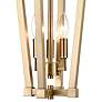 2_Kestrel 9" Wide Modern Gold 3-Light Mini Pendant more views
