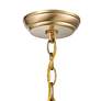 3_Kestrel 9" Wide Modern Gold 3-Light Mini Pendant more views