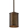 Kettle; 1 Light; Mini Pendant w/ 60W Vintage Lamp; Weathered Brass Finish