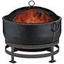Kettle 28 1/2" Wide Wood Burning Outdoor Fire Pit