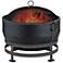 Kettle 28 1/2" Wide Wood Burning Outdoor Fire Pit
