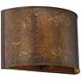 Kettle 8" High Weathered Brass Wall Sconce