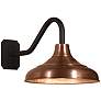 Key Largo 12 1/2" High Antique Copper Outdoor Wall Light