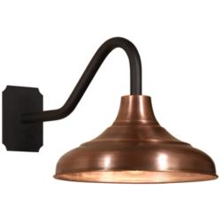Key Largo 12 1/2" High Antique Copper Outdoor Wall Light