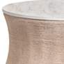 2_Key Largo 36" Wide Tan Rope and White Cocktail Table more views