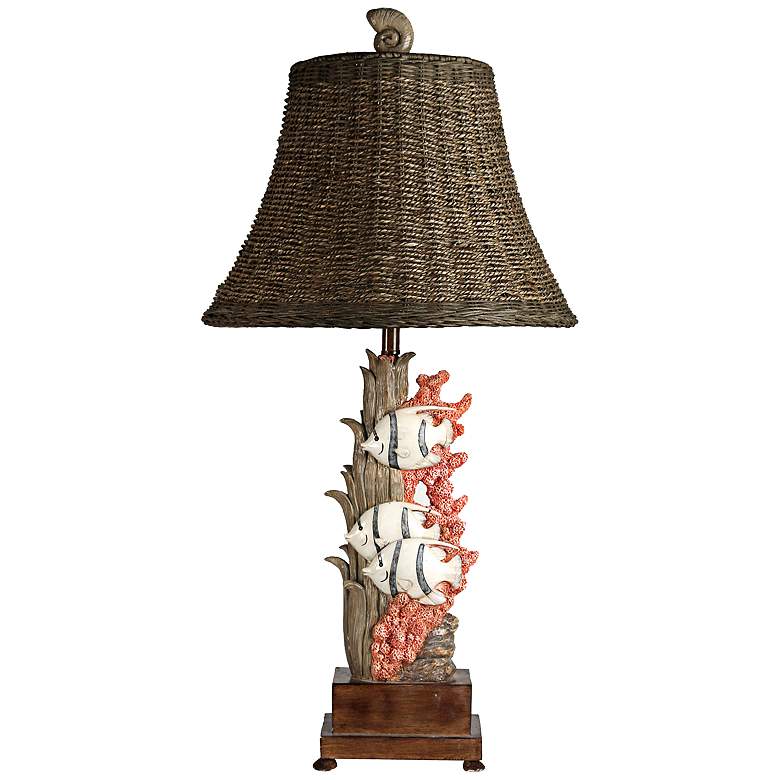 Image 1 Key Largo Coral Life Table Lamp