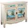 Key Largo Seaview 40" Wide Cream 2-Drawer Storage Cabinet