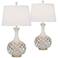 Key West Ant White Nightlight Table Lamps Set of 2