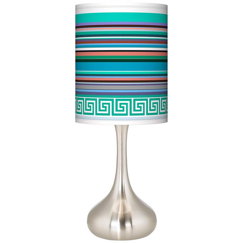 Image 1 Key West Party Time Giclee Droplet Table Lamp