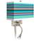 Key West Party Time Giclee LED Reading Light Plug-In Sconce