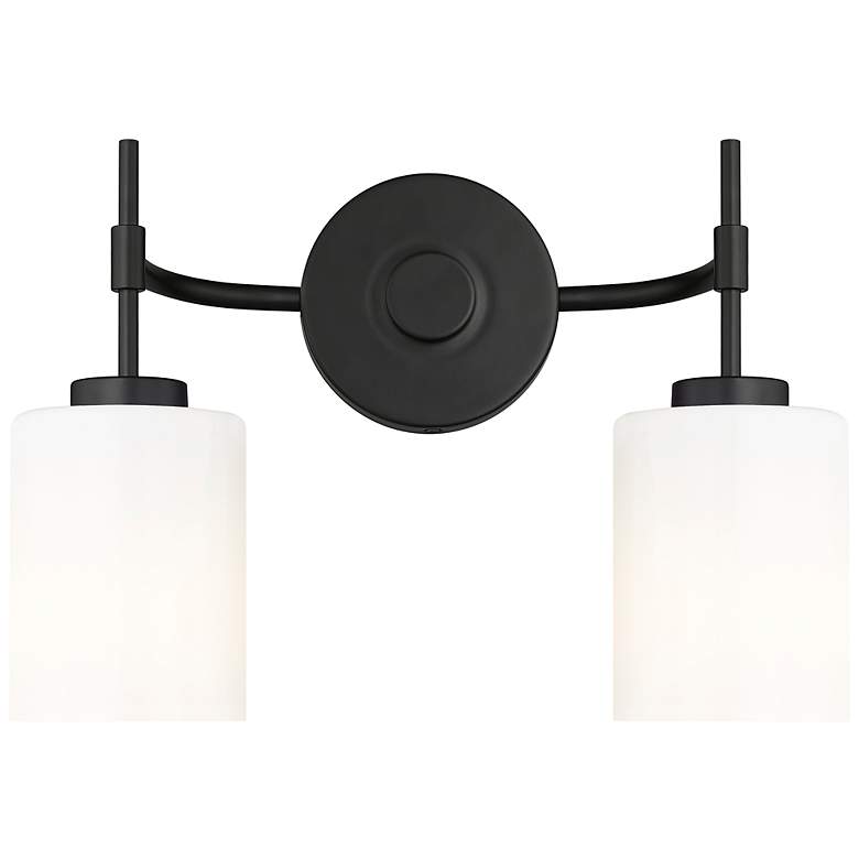 Image 3 Keylee 15.5" Wide 2-Light Vanity in Matte Black more views