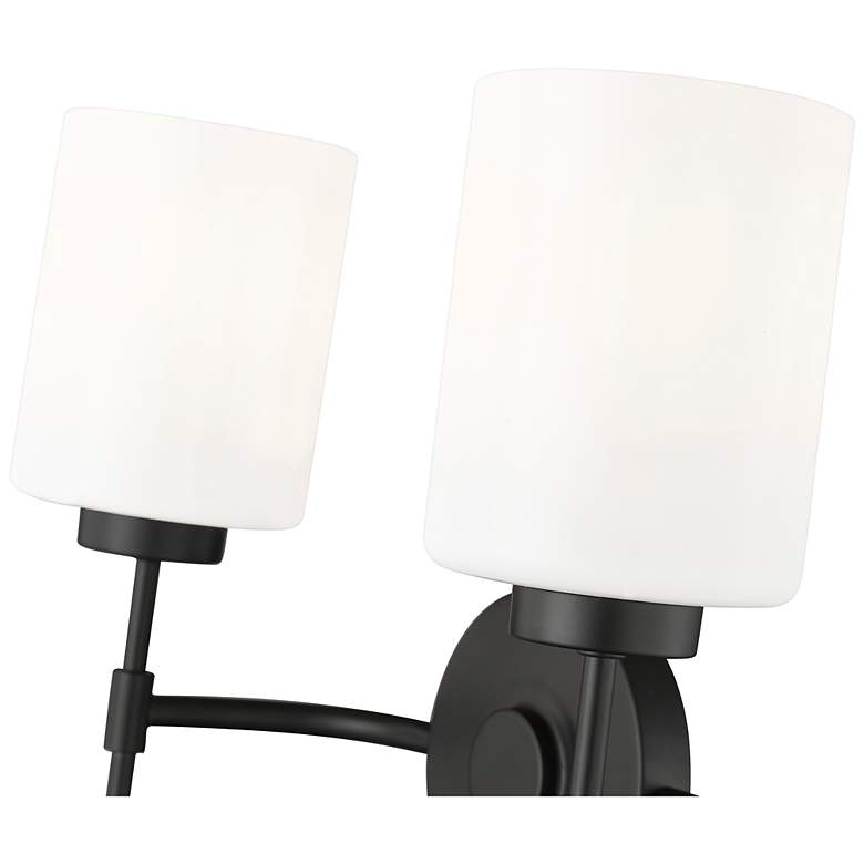 Image 6 Keylee 15.5" Wide 2-Light Vanity in Matte Black more views