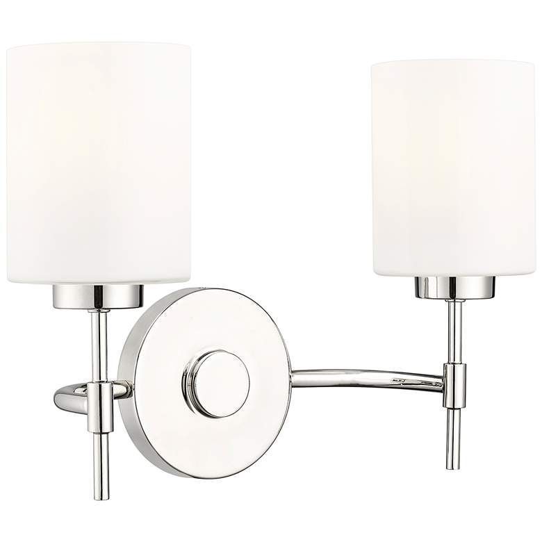 Image 1 Keylee 15.5" Wide 2-Light Vanity in Polished Nickel