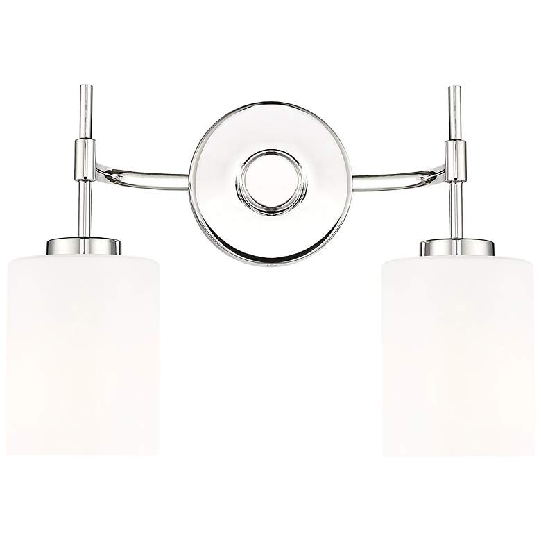 Image 3 Keylee 15.5" Wide 2-Light Vanity in Polished Nickel more views