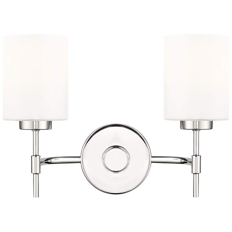 Image 5 Keylee 15.5" Wide 2-Light Vanity in Polished Nickel more views