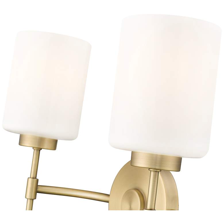 Image 6 Keylee 15.5" Wide 2-Light Vanity in Vintage Brass more views
