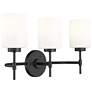 1_Keylee 22" Wide 3-Light Vanity in Matte Black
