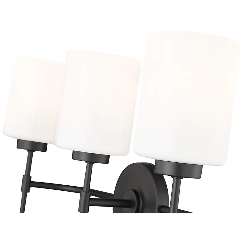 Image 6 Keylee 22" Wide 3-Light Vanity in Matte Black more views