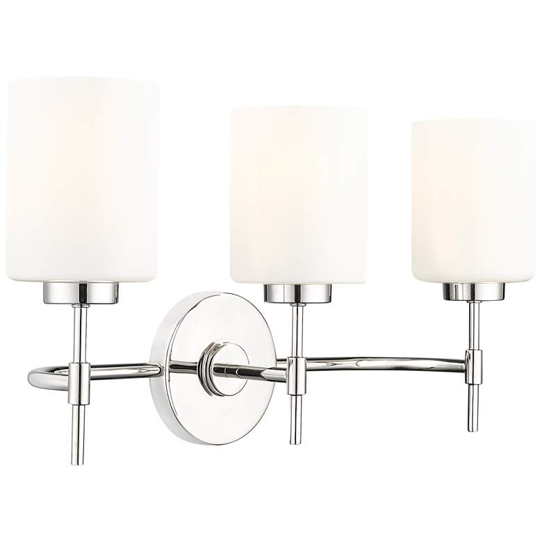 Image 1 Keylee 22" Wide 3-Light Vanity in Polished Nickel