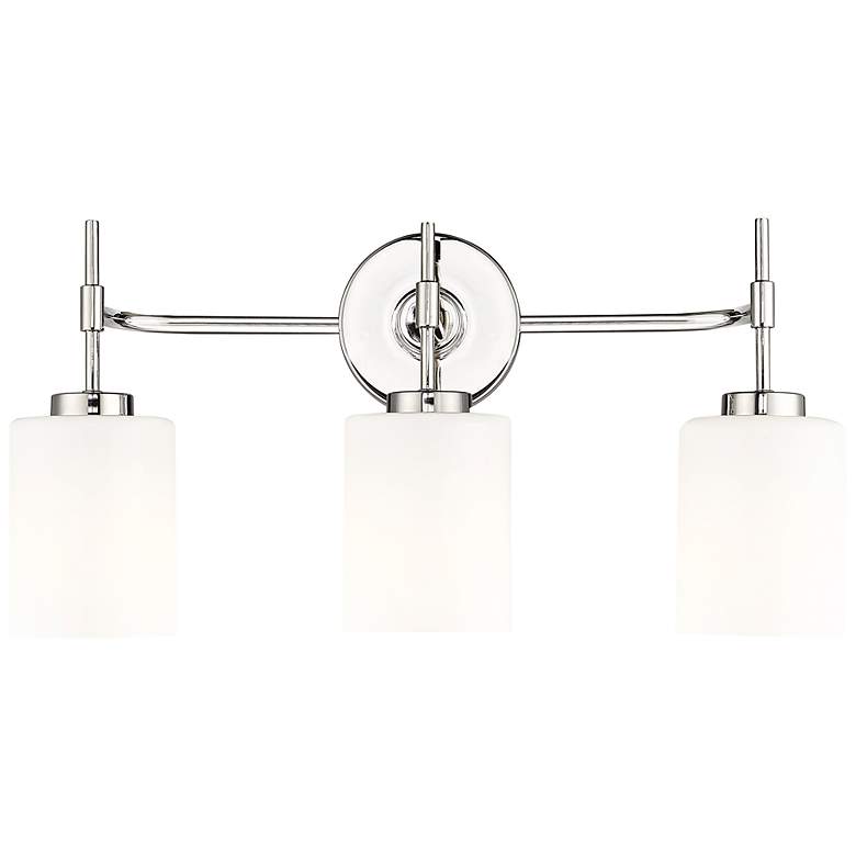 Image 3 Keylee 22" Wide 3-Light Vanity in Polished Nickel more views