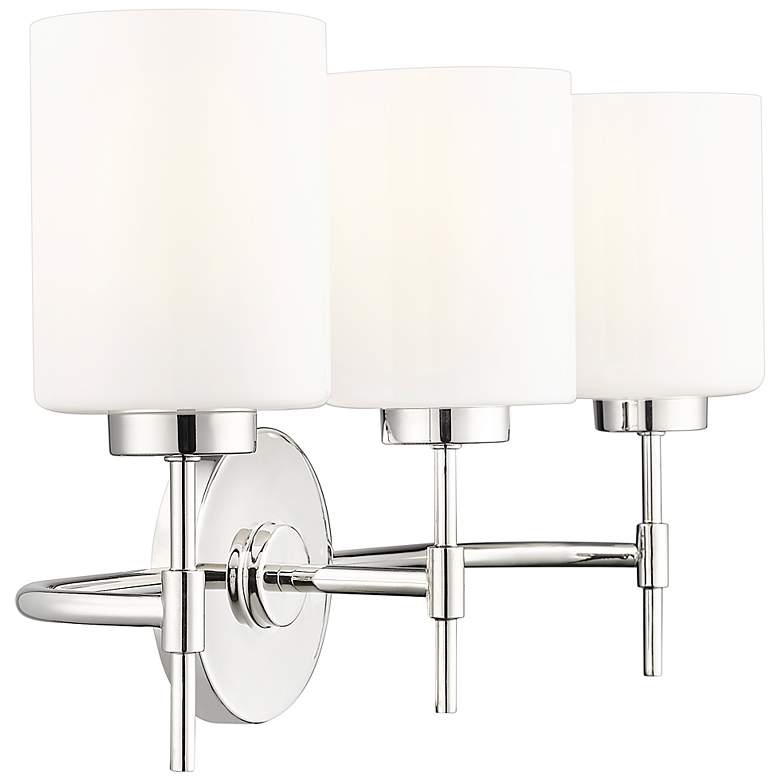 Image 4 Keylee 22" Wide 3-Light Vanity in Polished Nickel more views