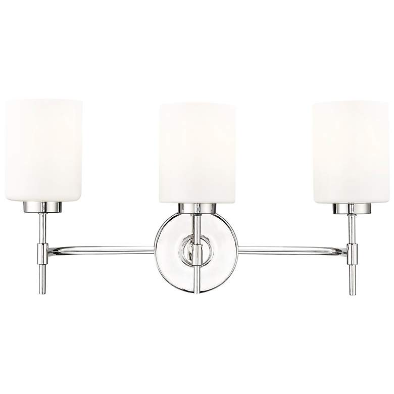 Image 5 Keylee 22" Wide 3-Light Vanity in Polished Nickel more views