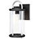 Keyser 14 1/4" High Black and Silver Outdoor Wall Light