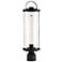 Keyser 21 3/4" High Black and Silver Outdoor Post Light