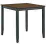 Keystol Oak Antique Gray 5-Piece Counter Dining Table Set
