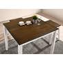 Keystol Oak Light Sea White 5-Piece Counter Dining Table Set