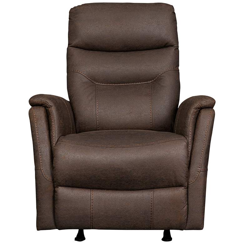 Image 1 Keystone Cocoa Dark Brown Manual Rocker Recliner