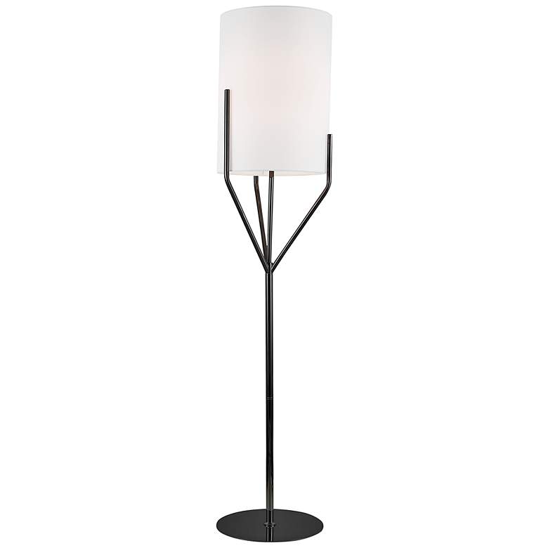 Image 3 Khloe Matte Black 3-Arm Floor Lamp