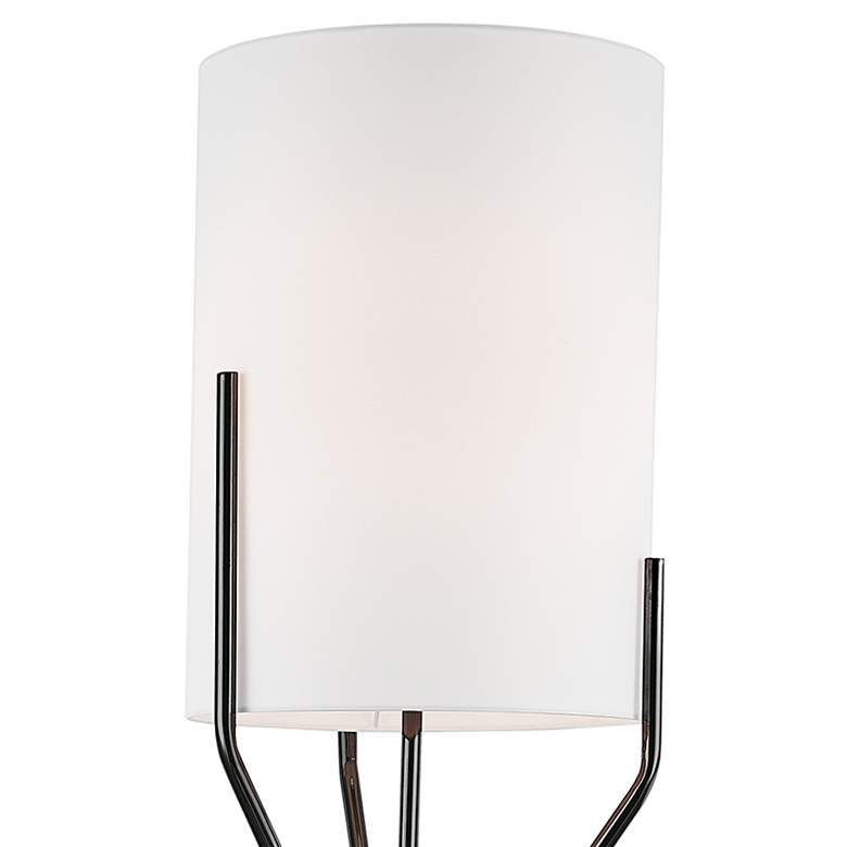 Image 4 Khloe Matte Black 3-Arm Floor Lamp more views