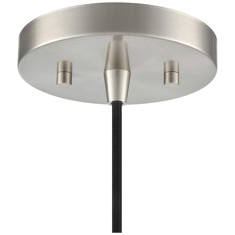 Image 6 Khrisa 10" Wide 1-Light Pendant in Brushed Nickel more views