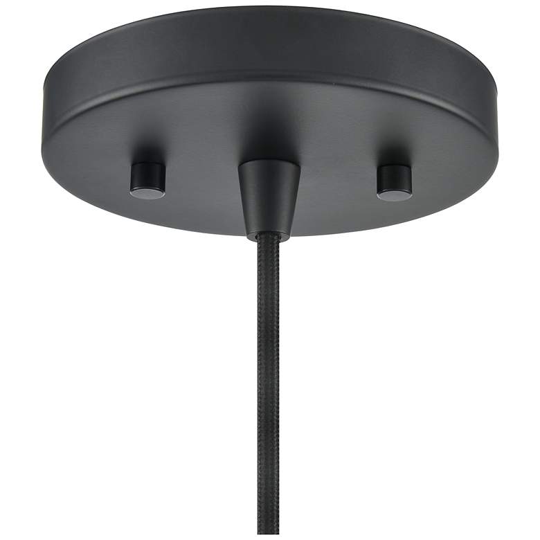 Image 6 Khrisa 10" Wide 1-Light Pendant in Matte Black more views