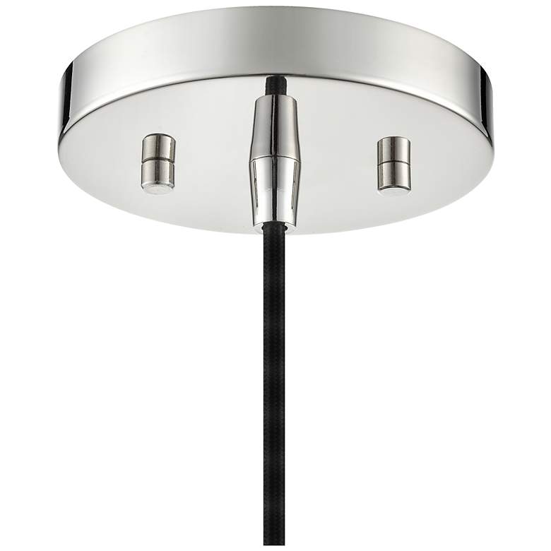 Image 6 Khrisa 10" Wide 1-Light Pendant in Polished Nickel more views
