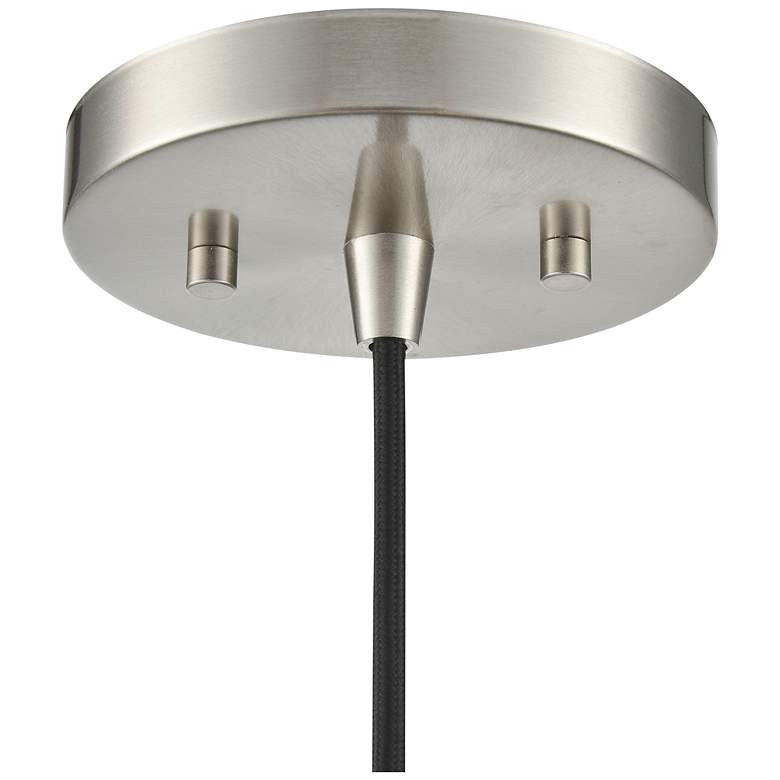 Image 6 Khrisa 12.75" Wide 1-Light Pendant in Brushed Nickel more views
